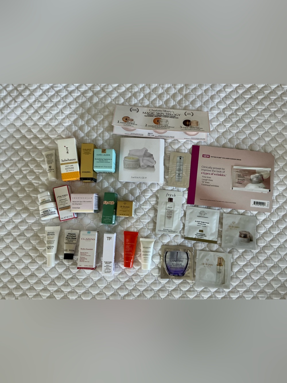 Bundle of Luxury Skin Care Deluxe Travel Assorted Discovery Set Samples x 27